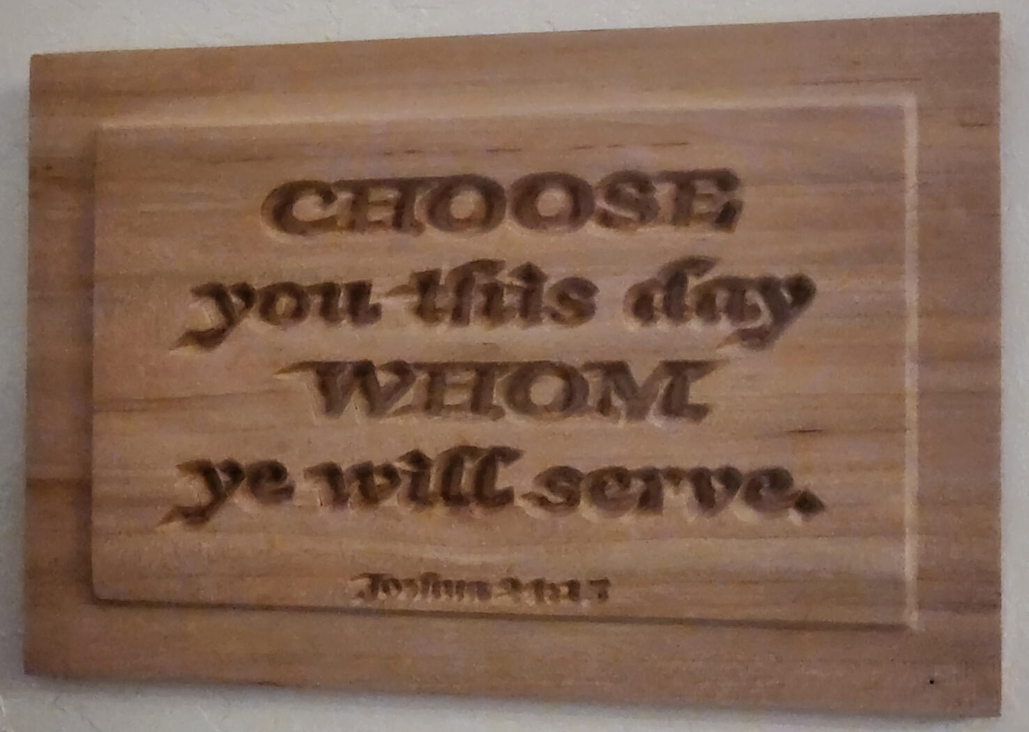 CNC-engraved maple